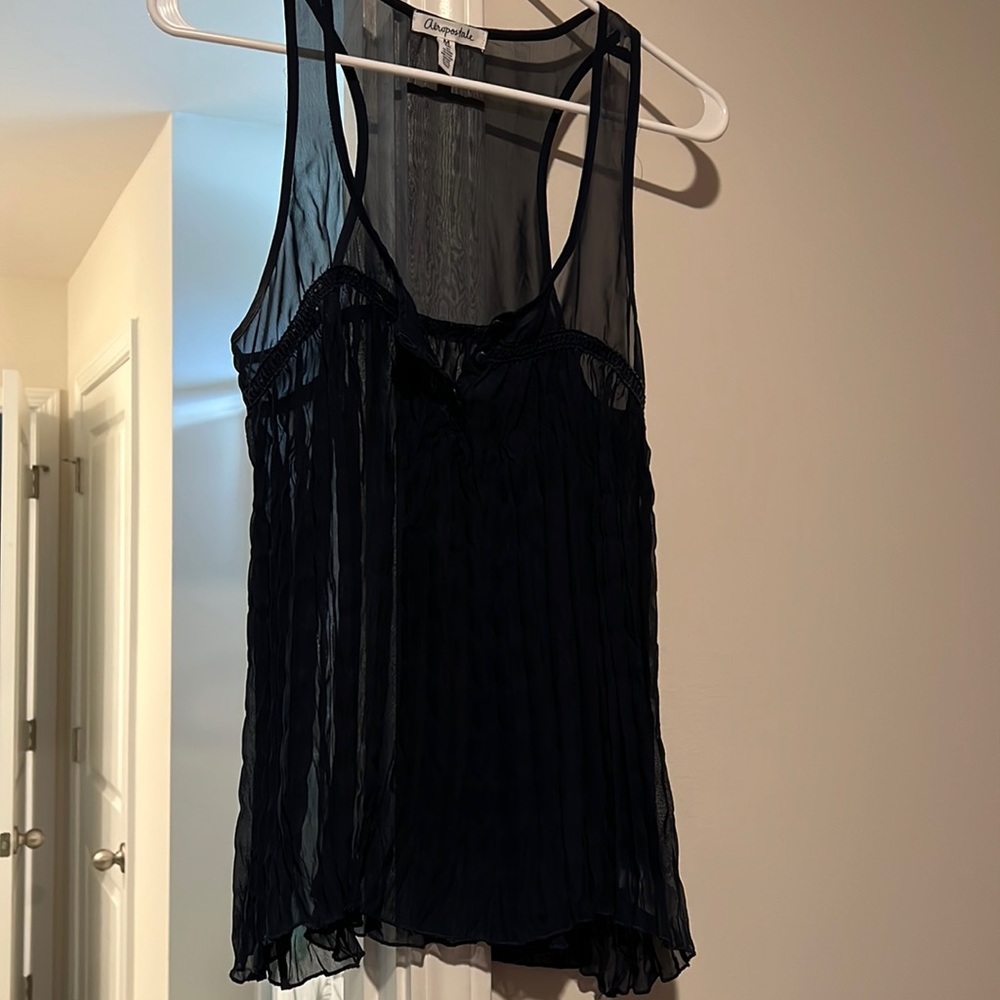 Aeropostale Racerback Sheer Tank